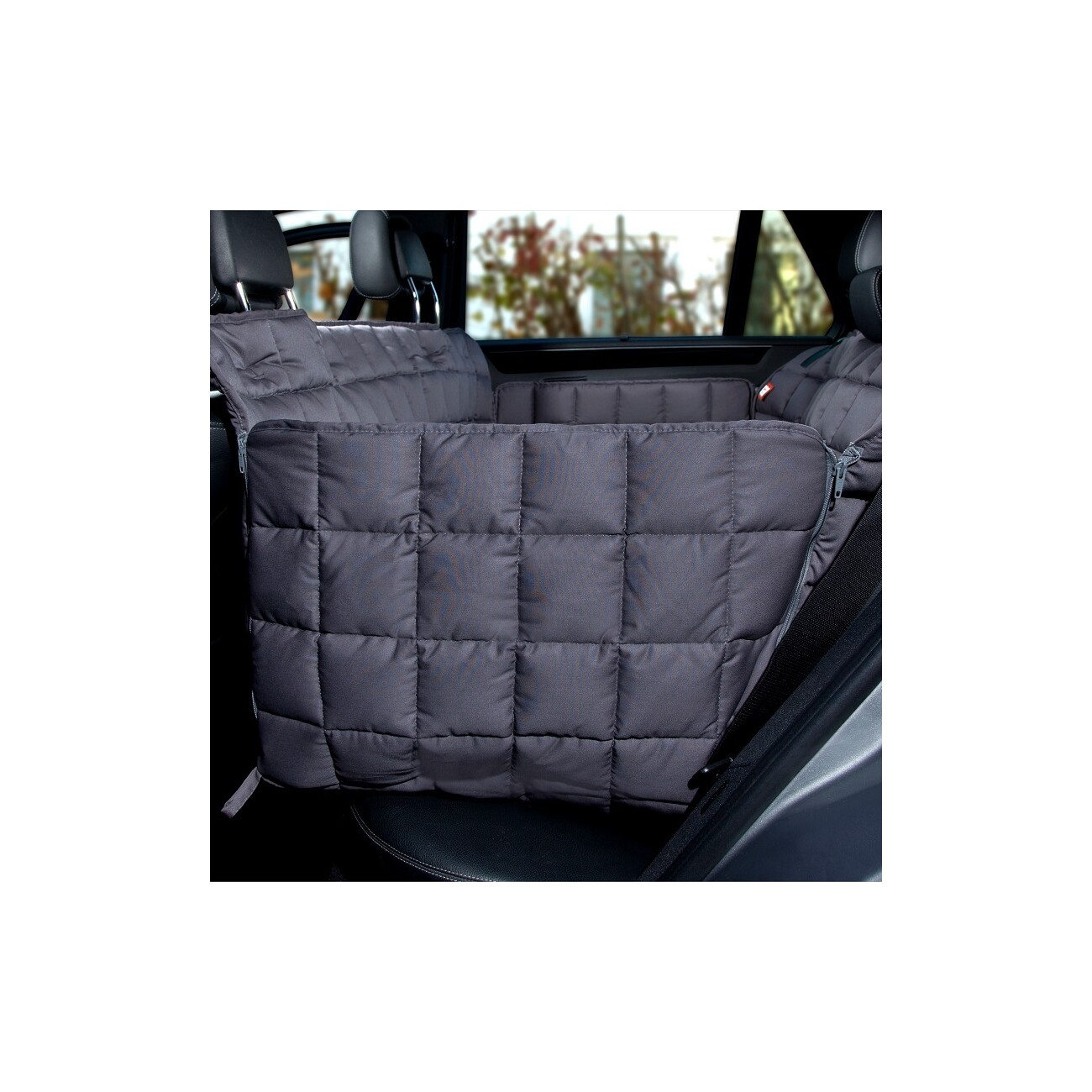 Doctor Bark Autoschondecke Rückbank 3-Sitz grau M