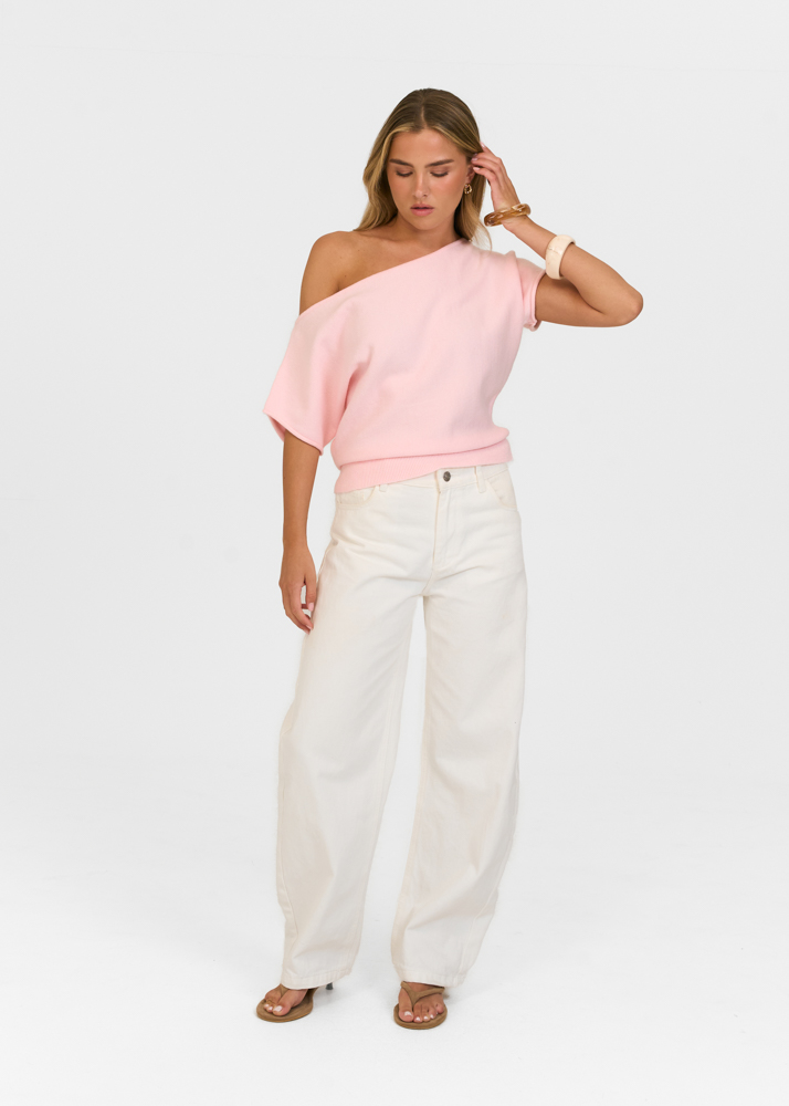 Chloe top lichtroze