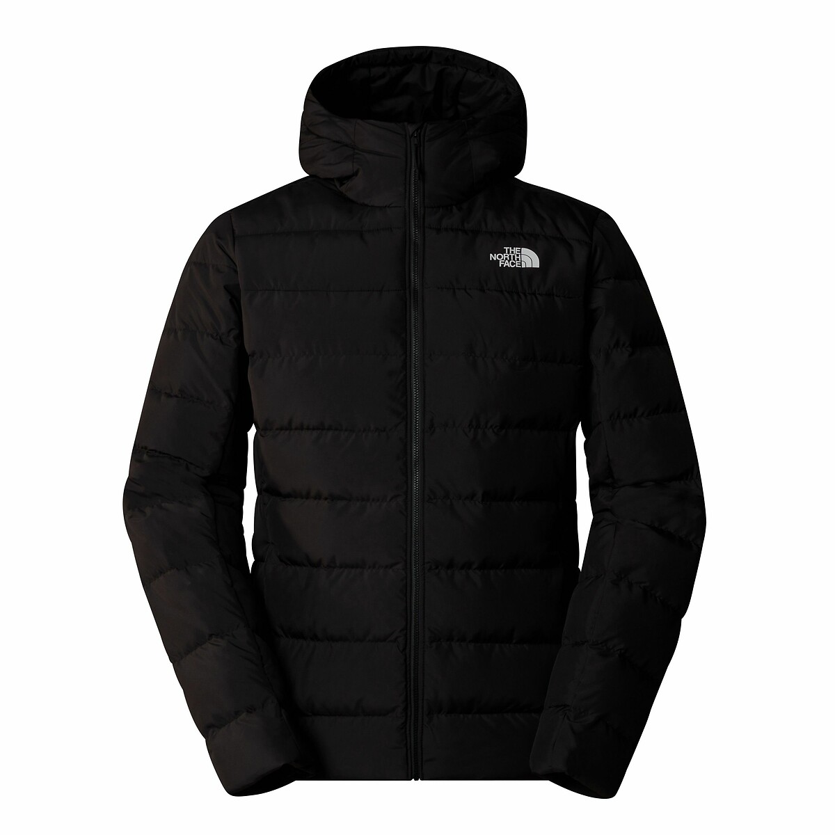 THE NORTH FACE<br>Jaqueta de plumas com capuz e zíper