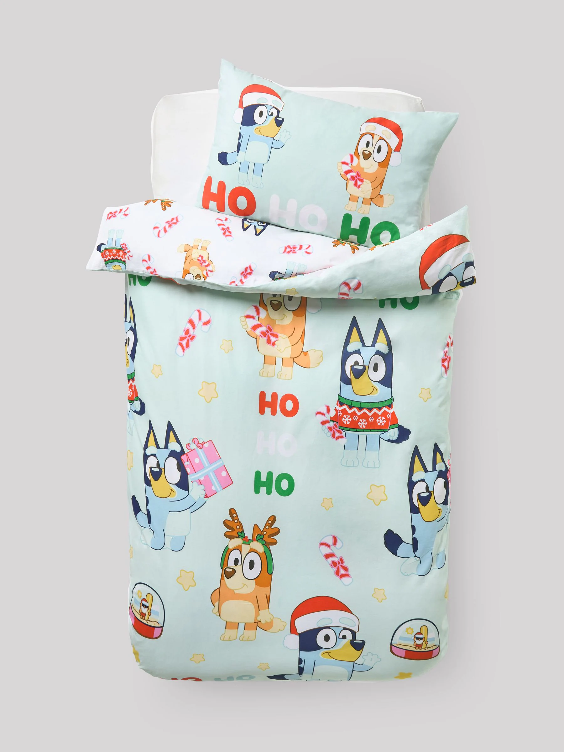 Bluey Christmas Duvet Cover and Pillowcase Set