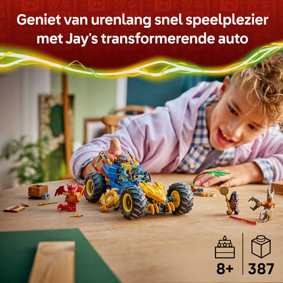 LEGO NINJAGO Jay's transformerende auto 71856