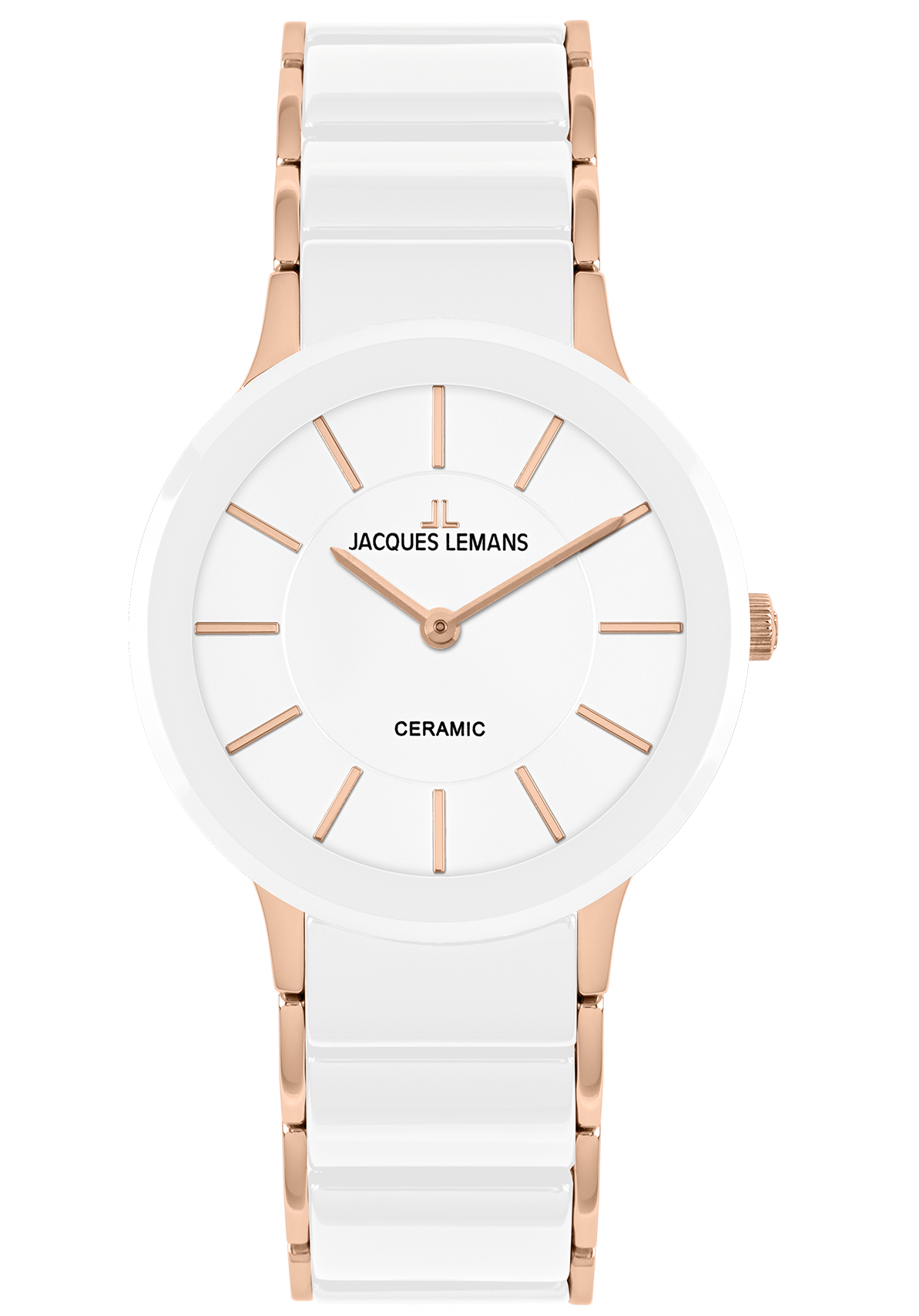 Jacques Lemans Damenuhr Dublin HighTech Ceramic 1-1856D