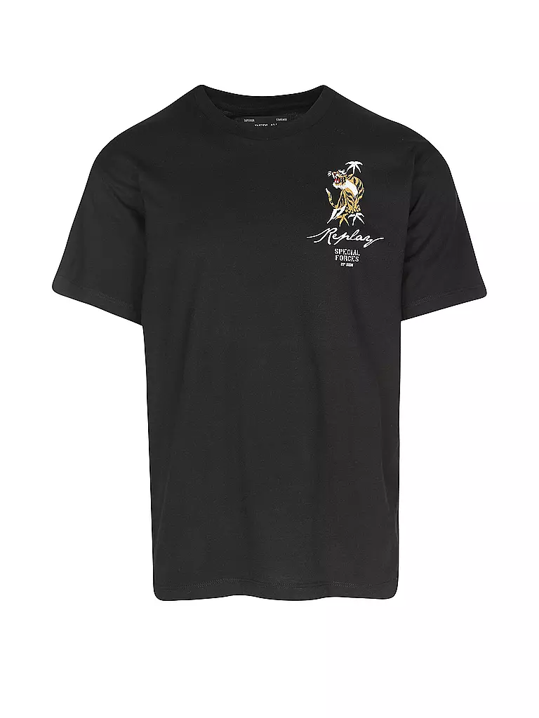 REPLAY T-Shirt schwarz