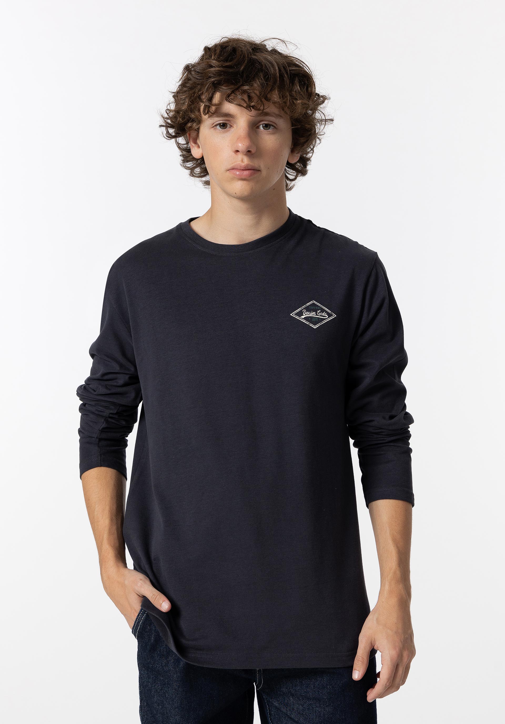 T-shirt com Estampado Frontal