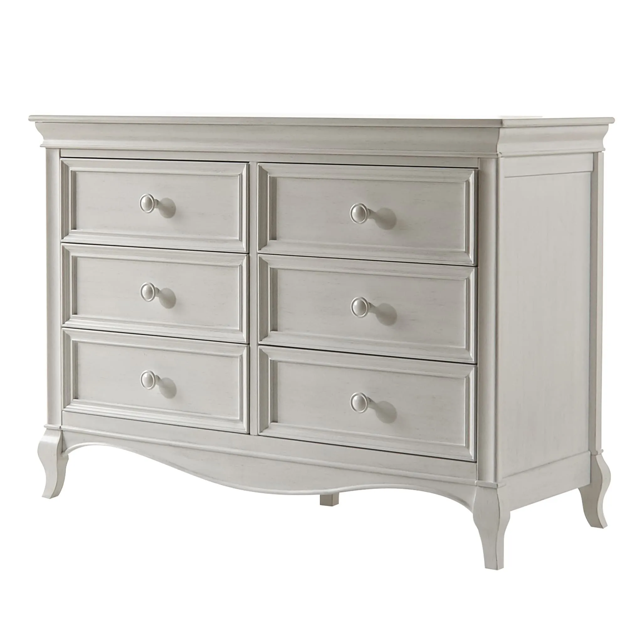 Pali Design Bureau 6 Tiroirs Diamante Blanc Vintage