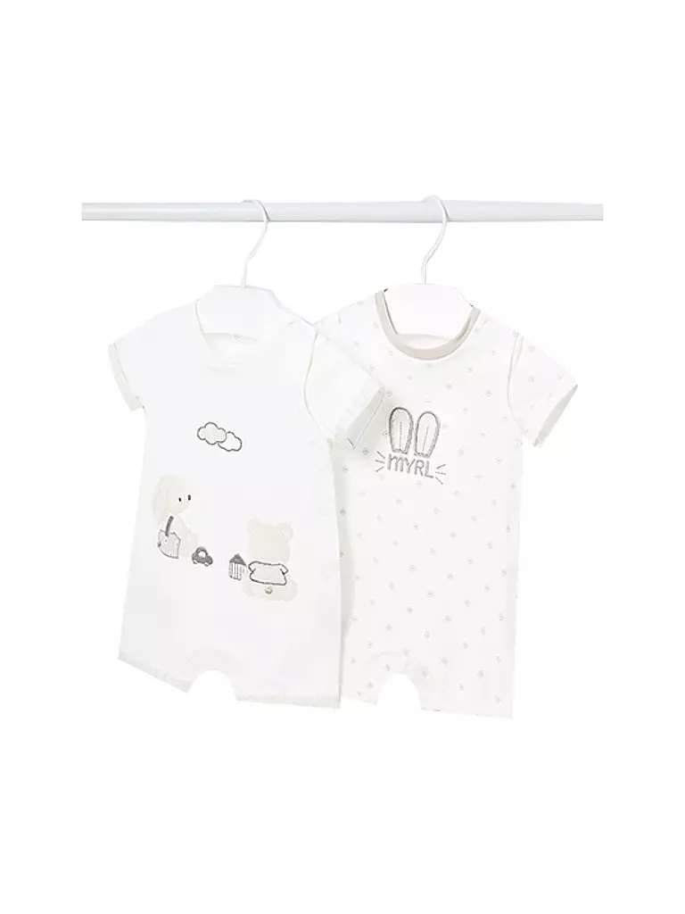 MAYORAL Baby Strampler Set 2teilig weiss