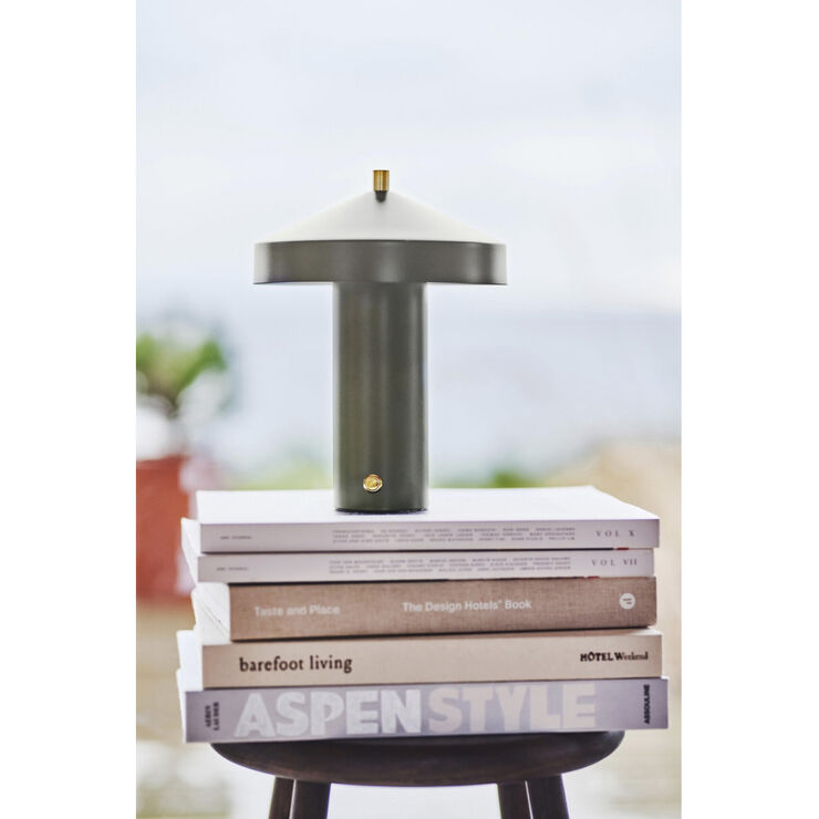 OYOY Living Design Hatto Portable Table Lamp Olive