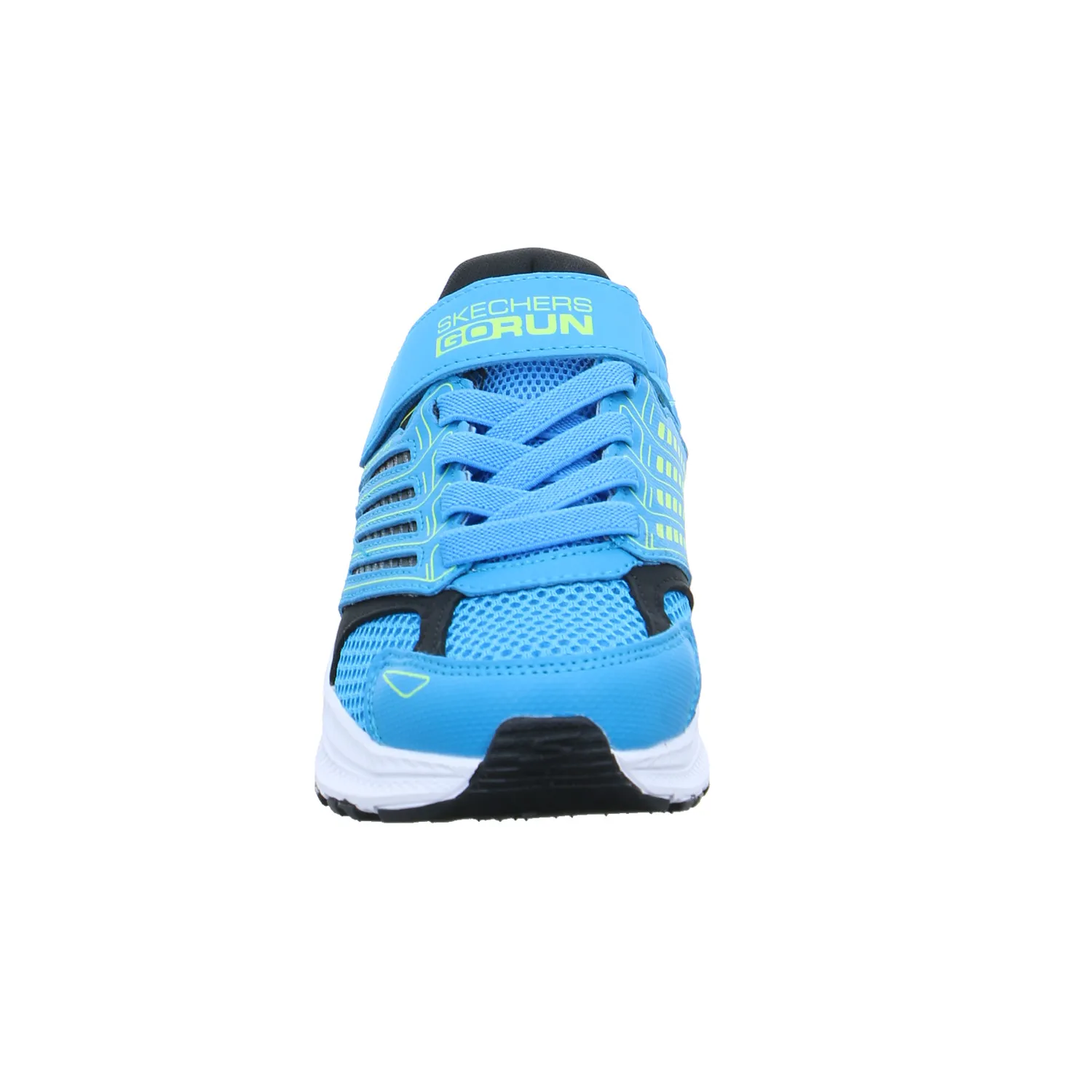 SKECHERS Jungen-Halbschuh Klett Türkis Textil  Sneaker