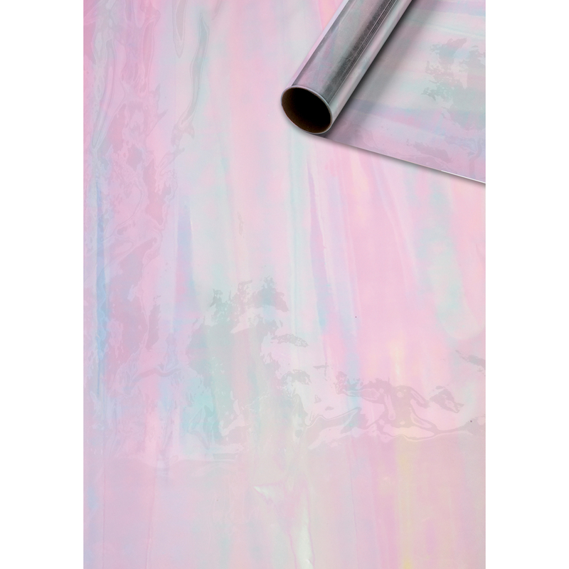 Stewo Geschenkpapier Irisfolie, transparent, 70 cm x 2.5 m