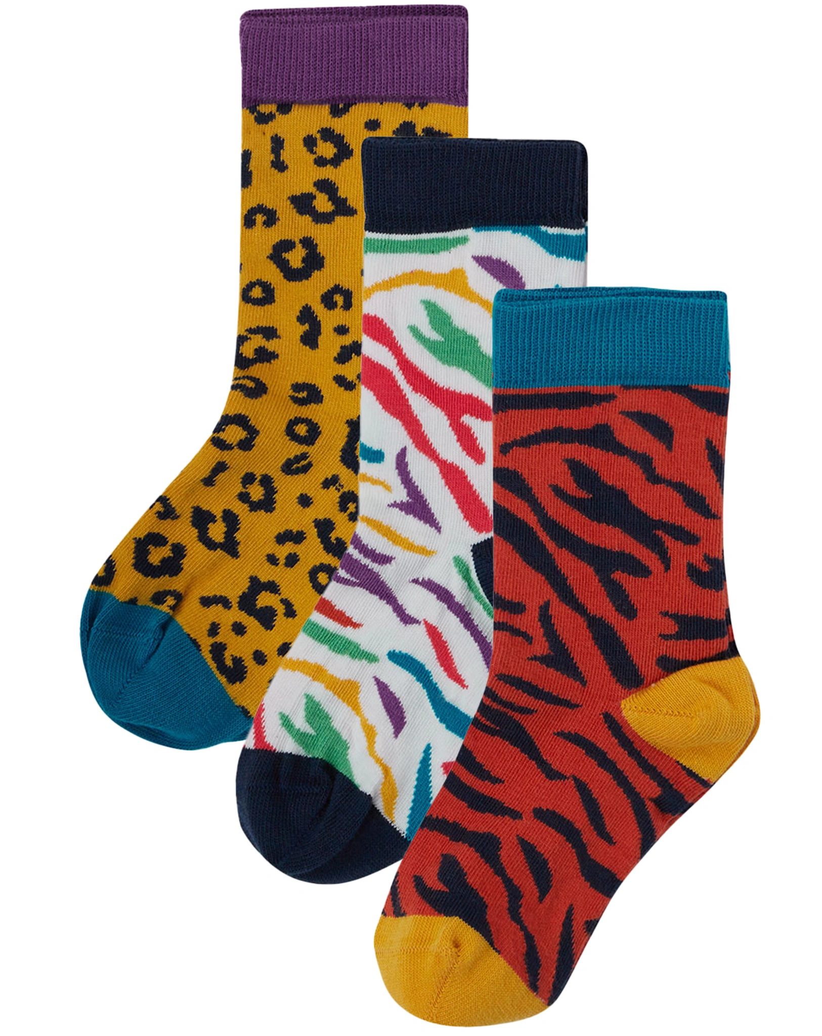 Socken ROCK MY SOCKS - ZEBRA 3er Pack in bunt