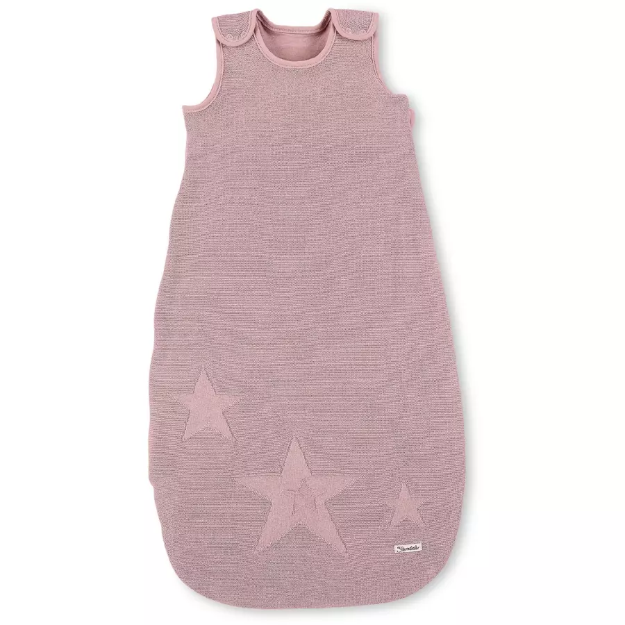 Sterntaler Strick Schlafsack rosa