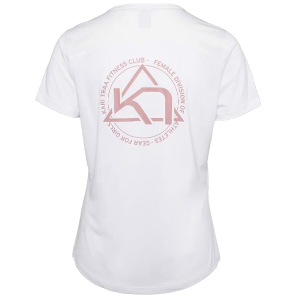 T-shirt running KARI TRAA VILDE ACTIVE TEE WHITE