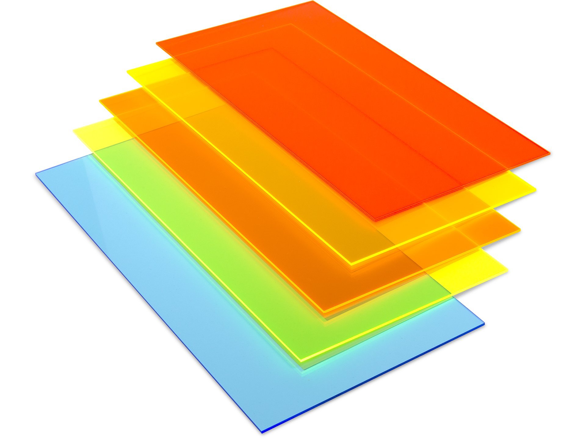 CRYLUX® Acrylglas GS transparent, fluoreszierend (Zuschnitt möglich)