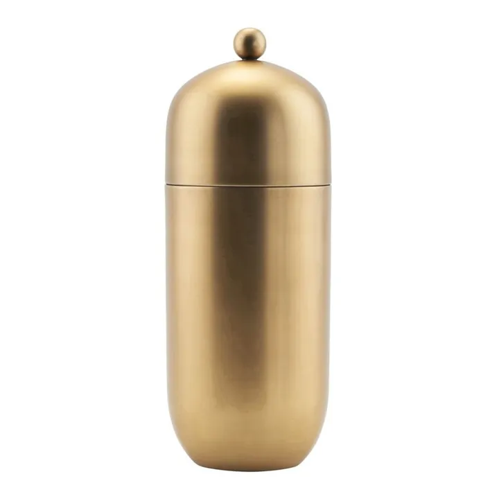 House Doctor Shaker en acier inoxydable | Doré
