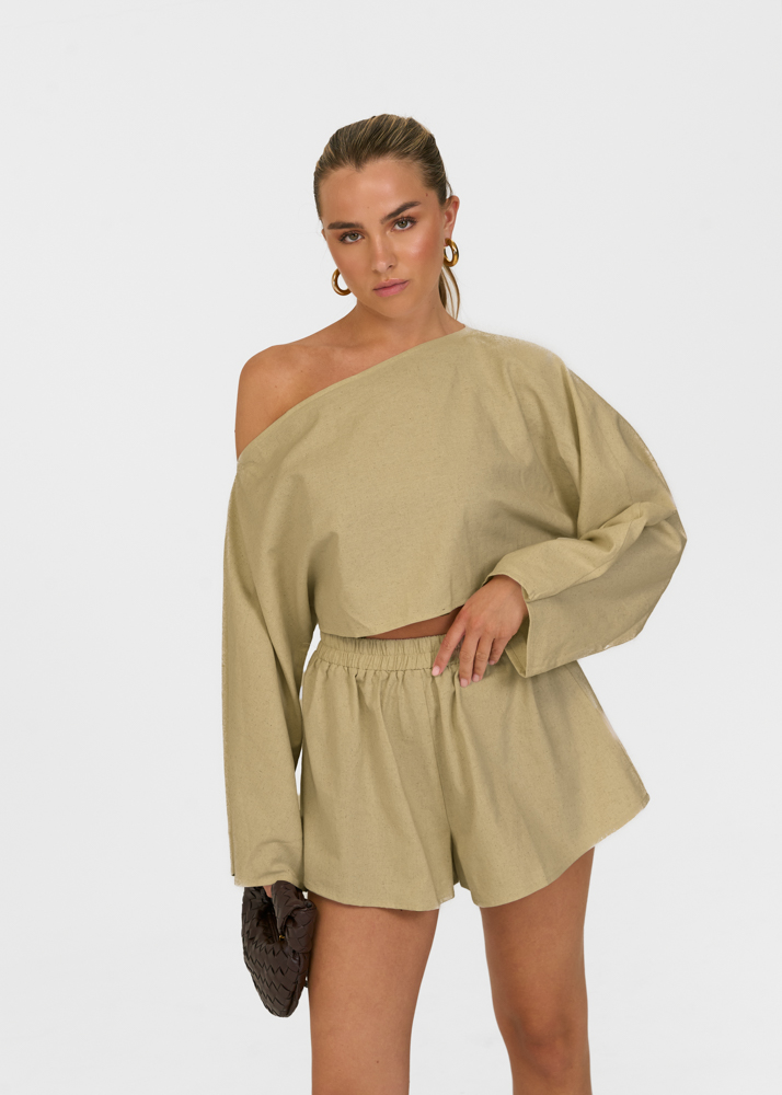 Noé short salie groen