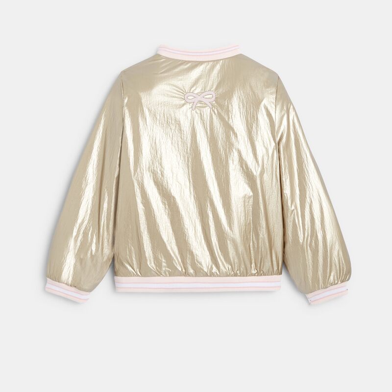Veste dorée Lili Gaufrette jaune fille