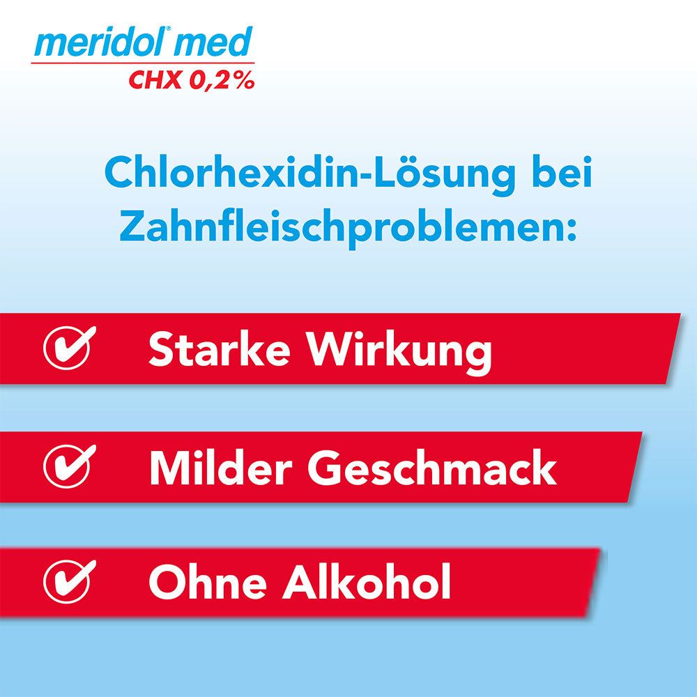 meridol med CHX 0,2% Mundspülung