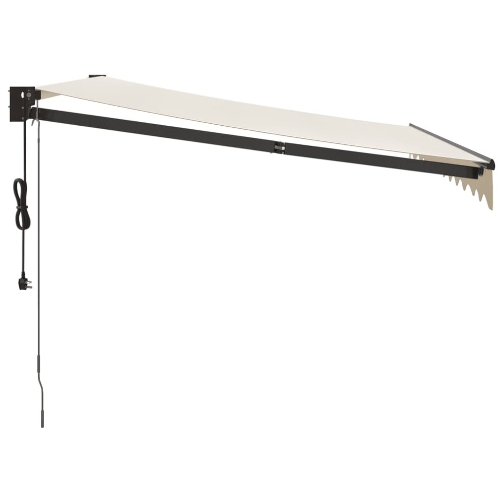 Auvent rétractable automatique crème 3,5x2,5 m