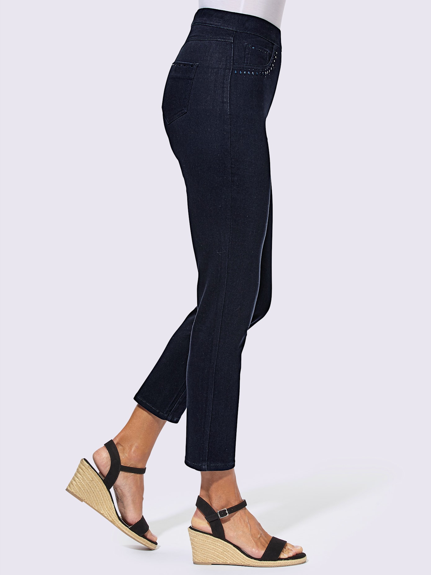 Jean 7/8 96% coton