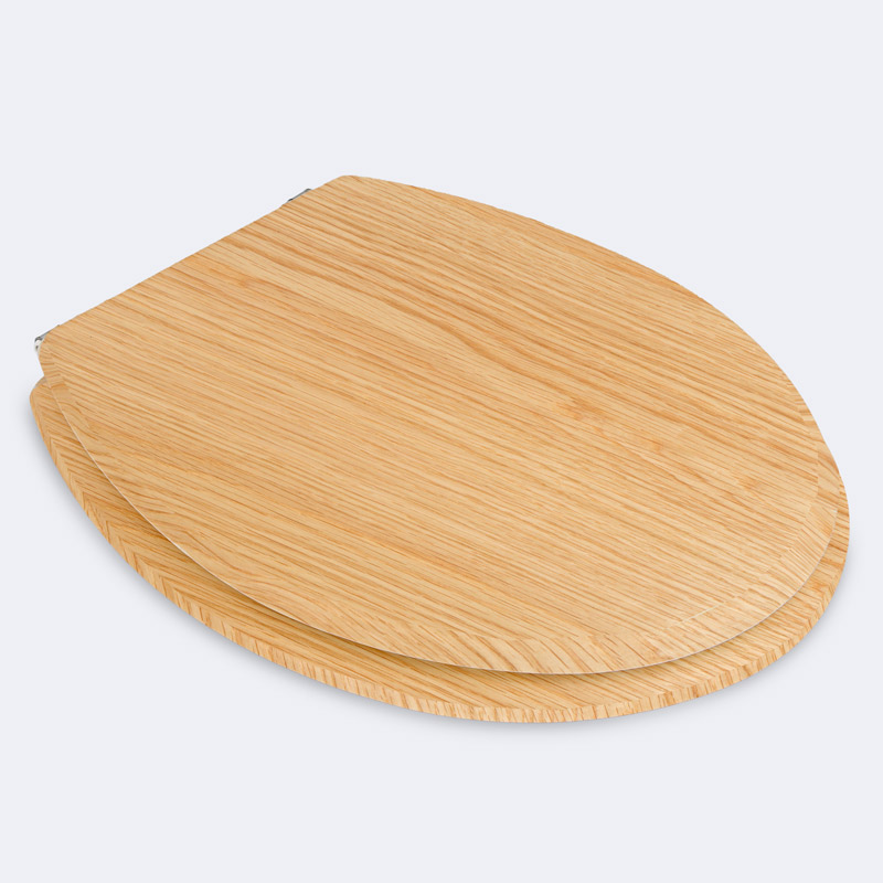 Abattant WC imitation bambou beige