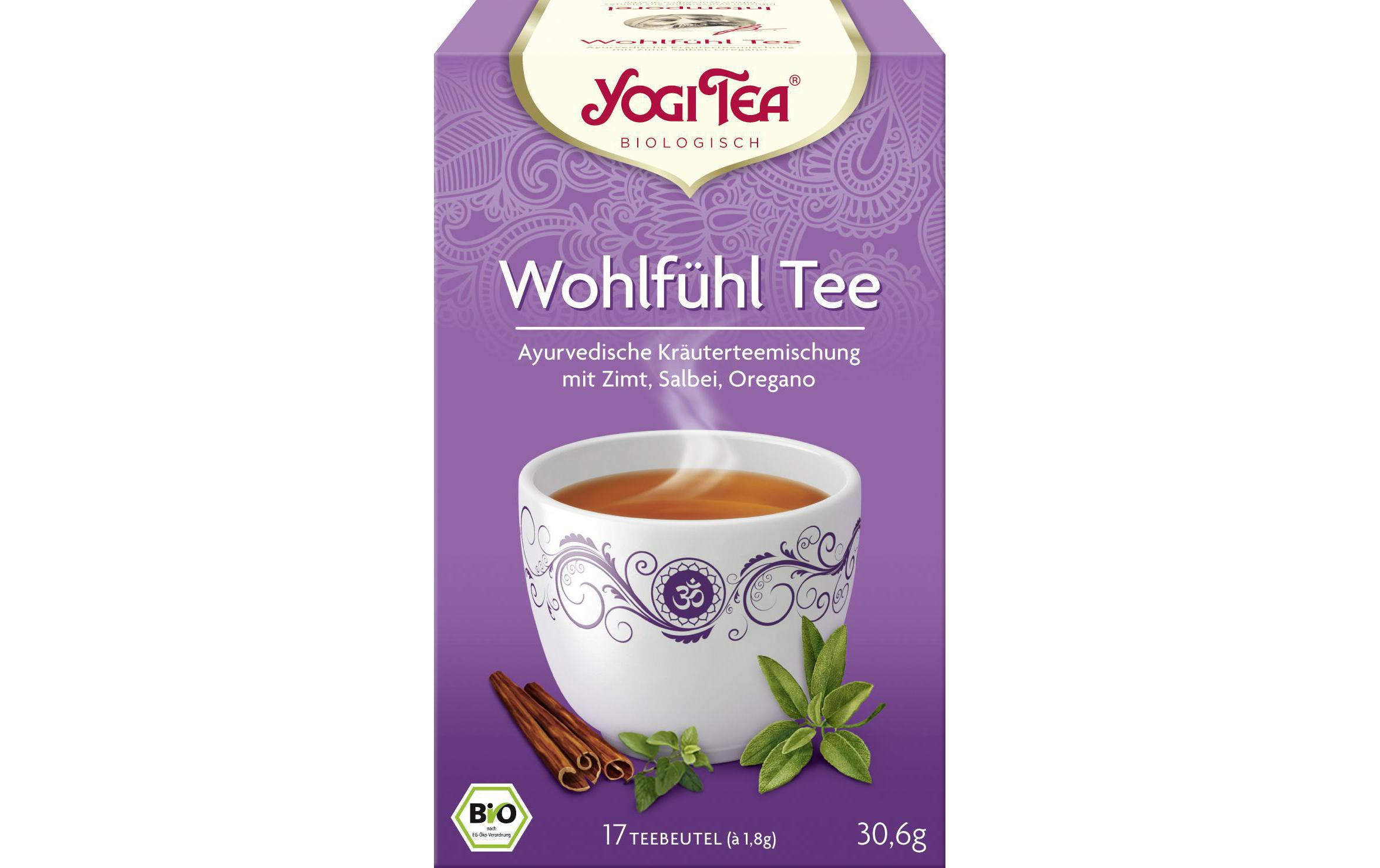 Teebeutel Bio Kräutertee Wohlfühl Pack 17 StückAyurvedische Kräuter- und Gewürzteemischung