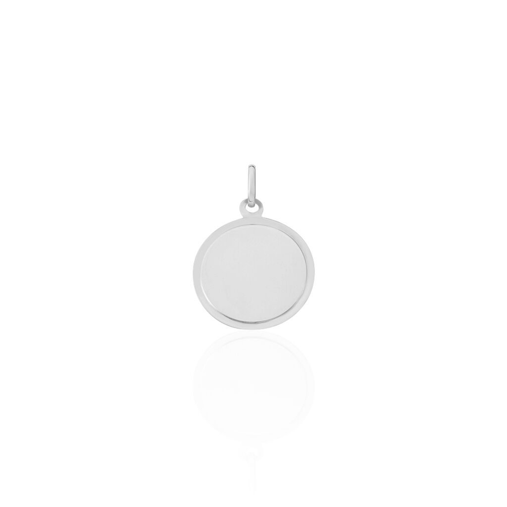 Pendentif Hannae Or Blanc