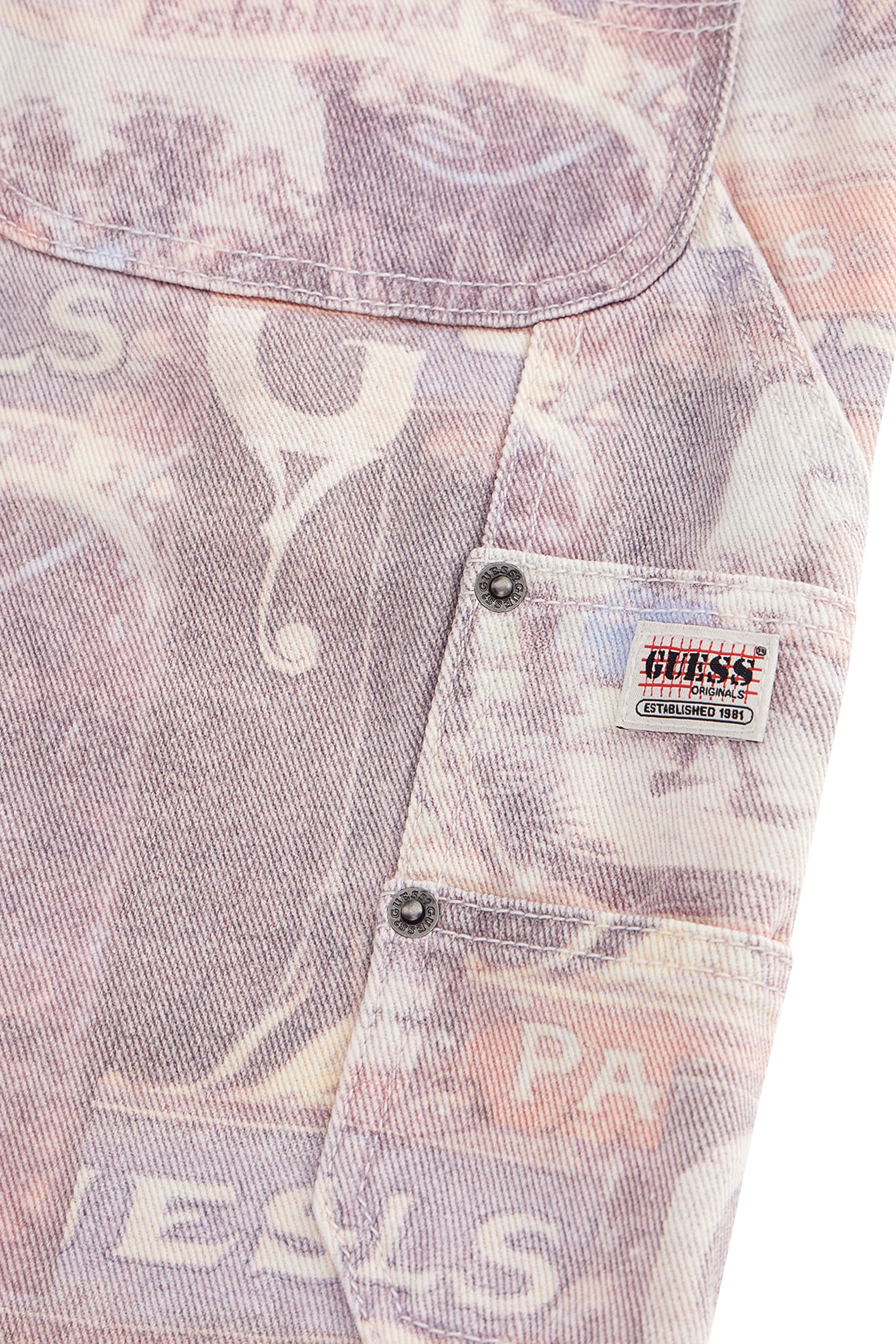 GUESS ORIGINALS Pantalon GO VTGE RANCH CARPENT P Multicolore