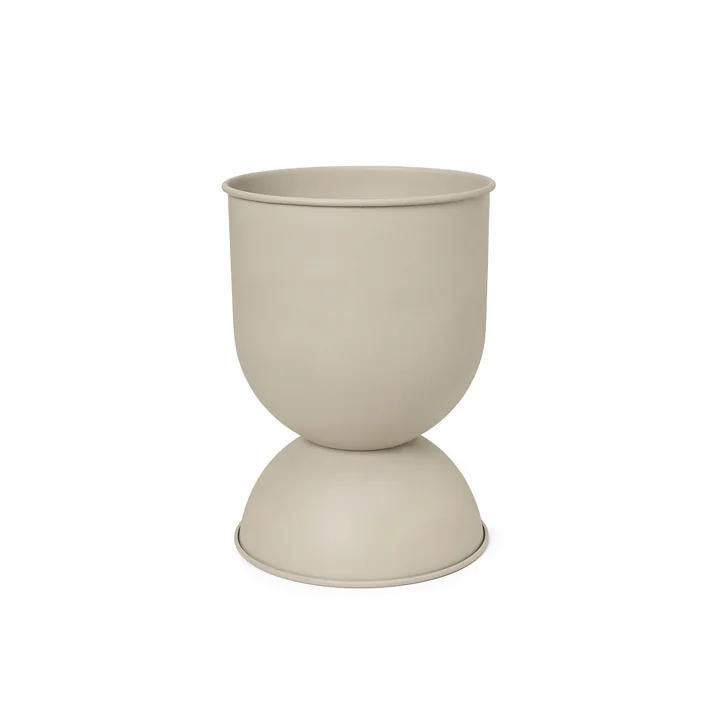 Ferm Living - Hourglass Blumentopf small, Ø 31 x H 42,5 cm, cashmere