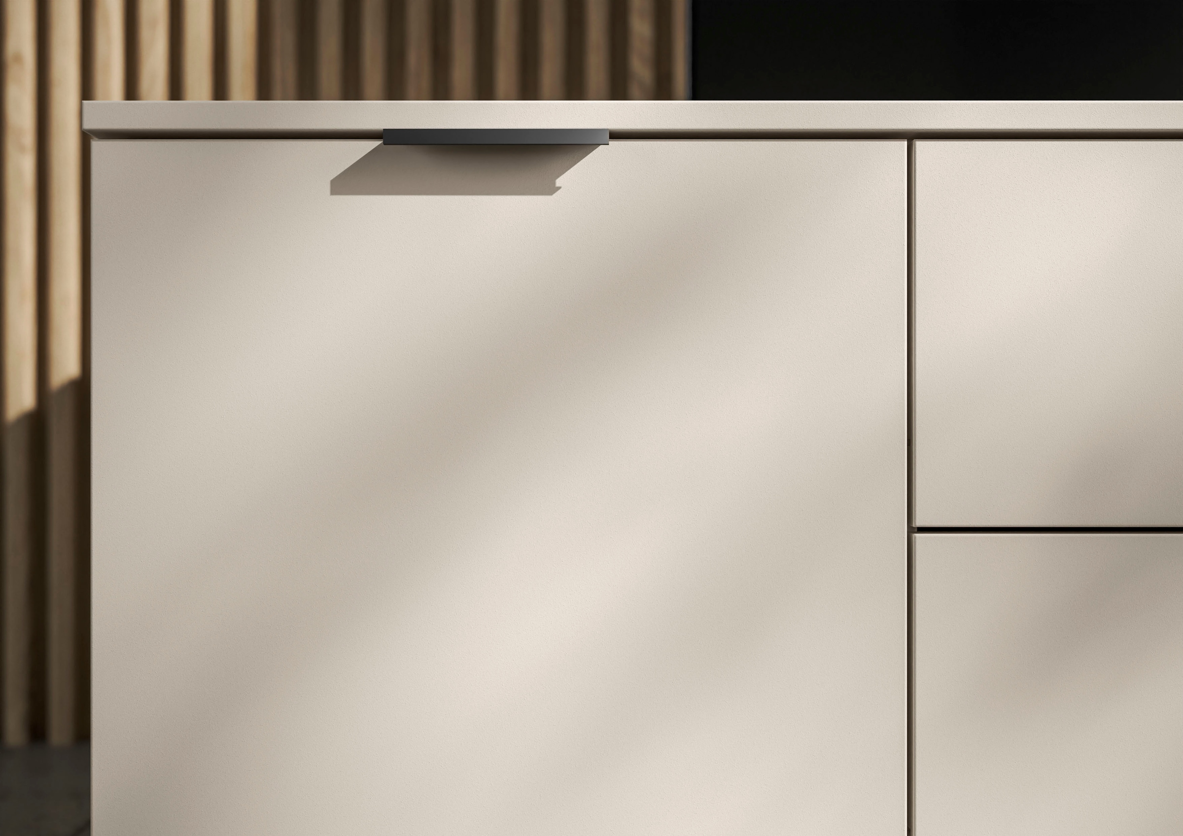 HBZ Lowboard »Linz TV-Unterschrank, BxHxT 180x47x40cm« 1 Stk. tlg. Breite 180cm,Lip-Griff, Melaminbeschichtung