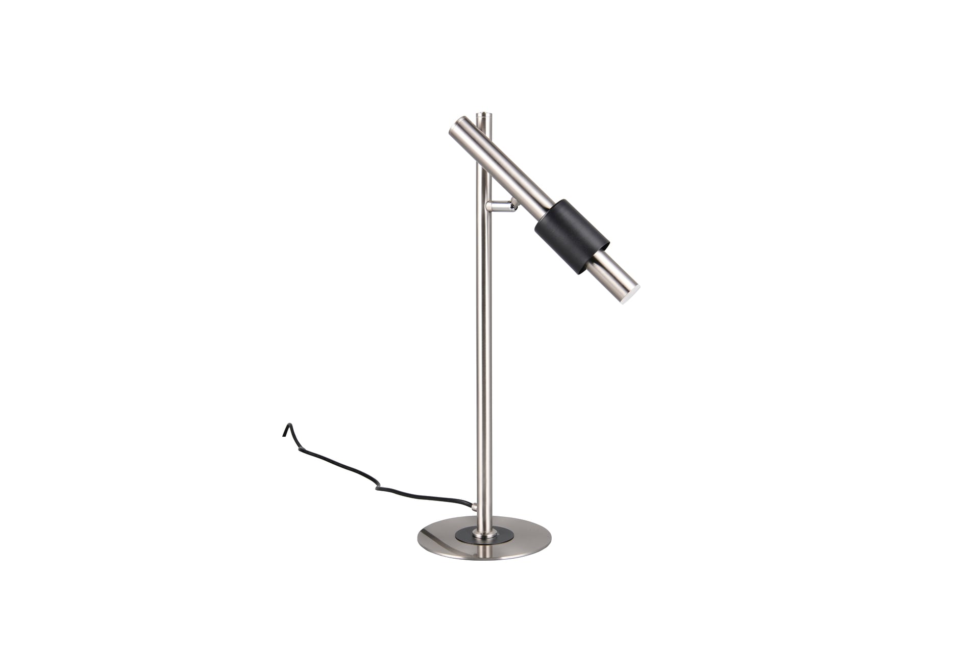 TRIO LED Tischlampe TRS IKARIS nickelfarbig