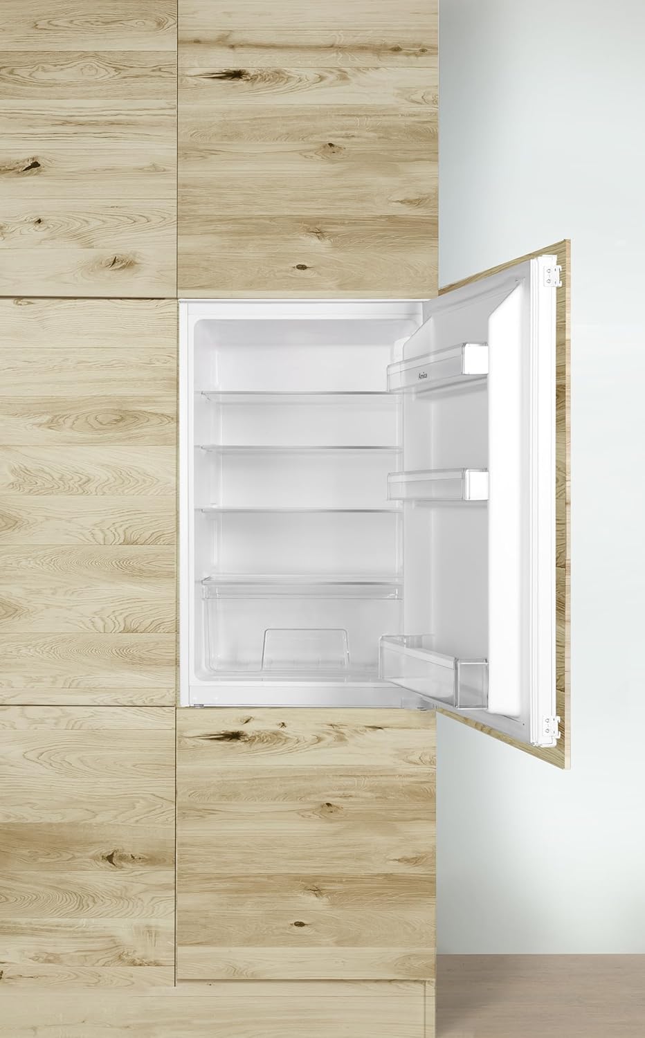 Amica EVKSS 353 900 / Vollraum-Kühlschrank / 880 mm Nische/Schlepptür-Technik/elektronische Steuerung/Inverter-Motor