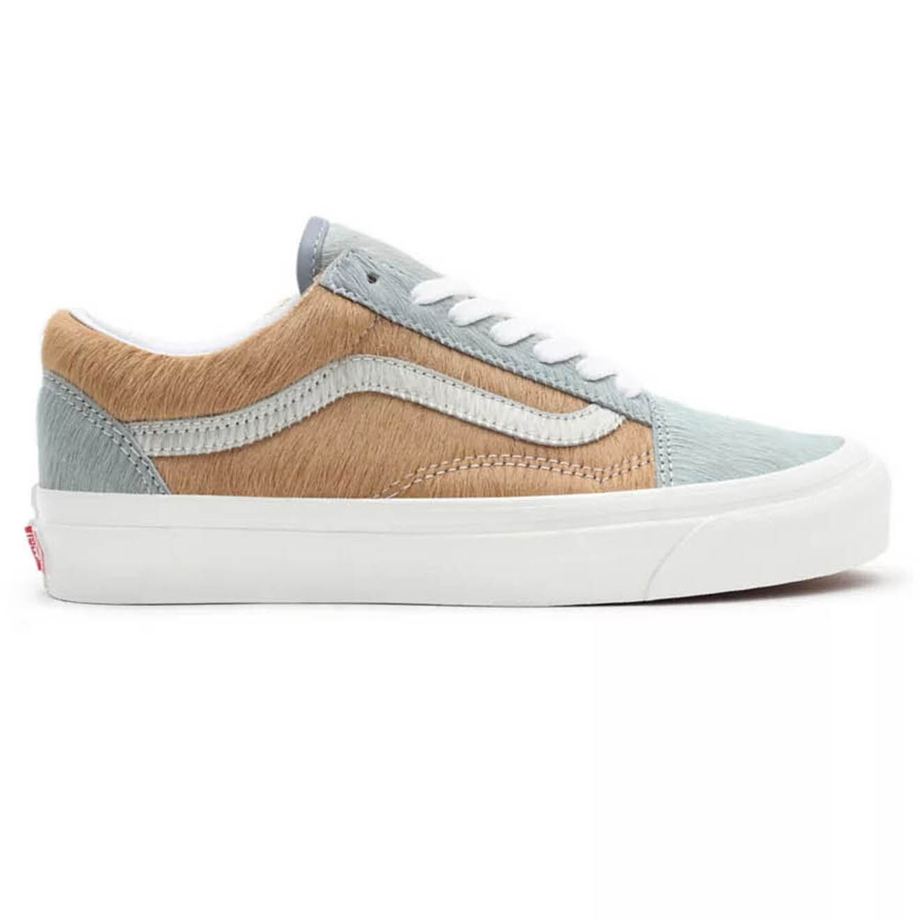 Vans Sneakers en Cuir Anaheim Factory Old Skool 36 DX bleu/taupe