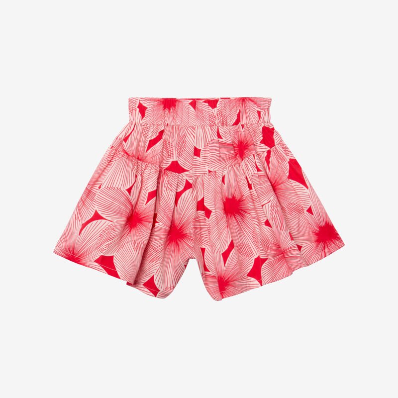 Jupe-short bébé fille pivoines rose Catimini Rose