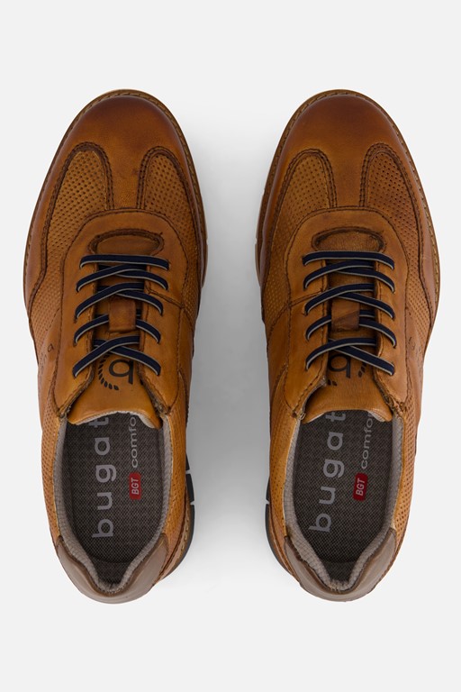 Bugatti Simone Sneakers cognac Leer