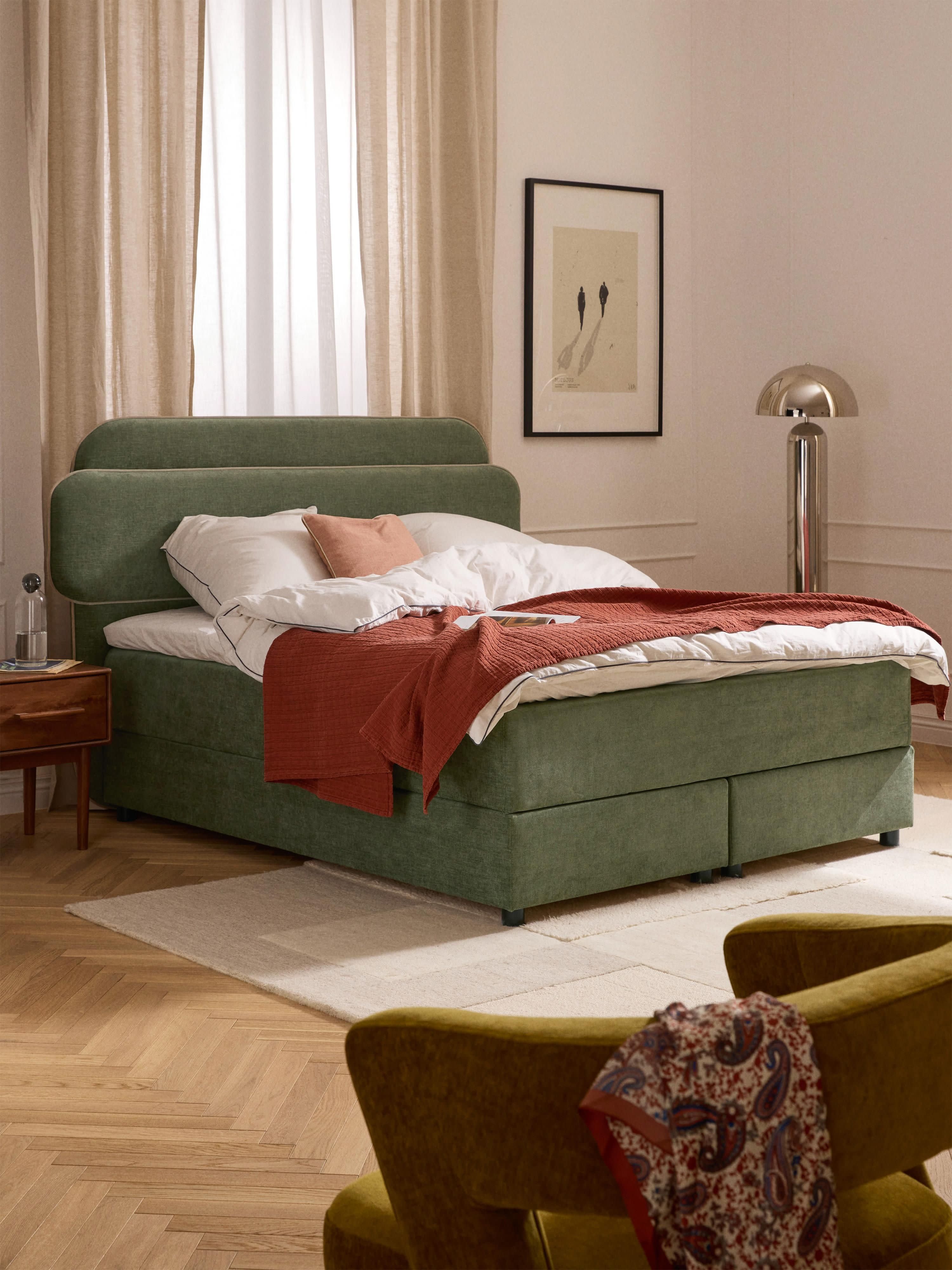Boxspringbed Enrica met opbergruimte