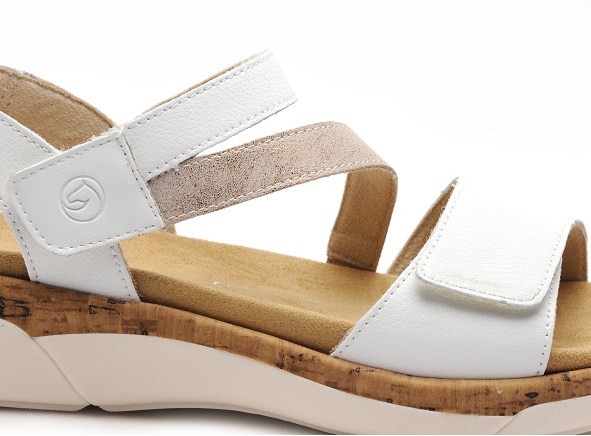 Remonte nu pieds plats femme r6860 blanc