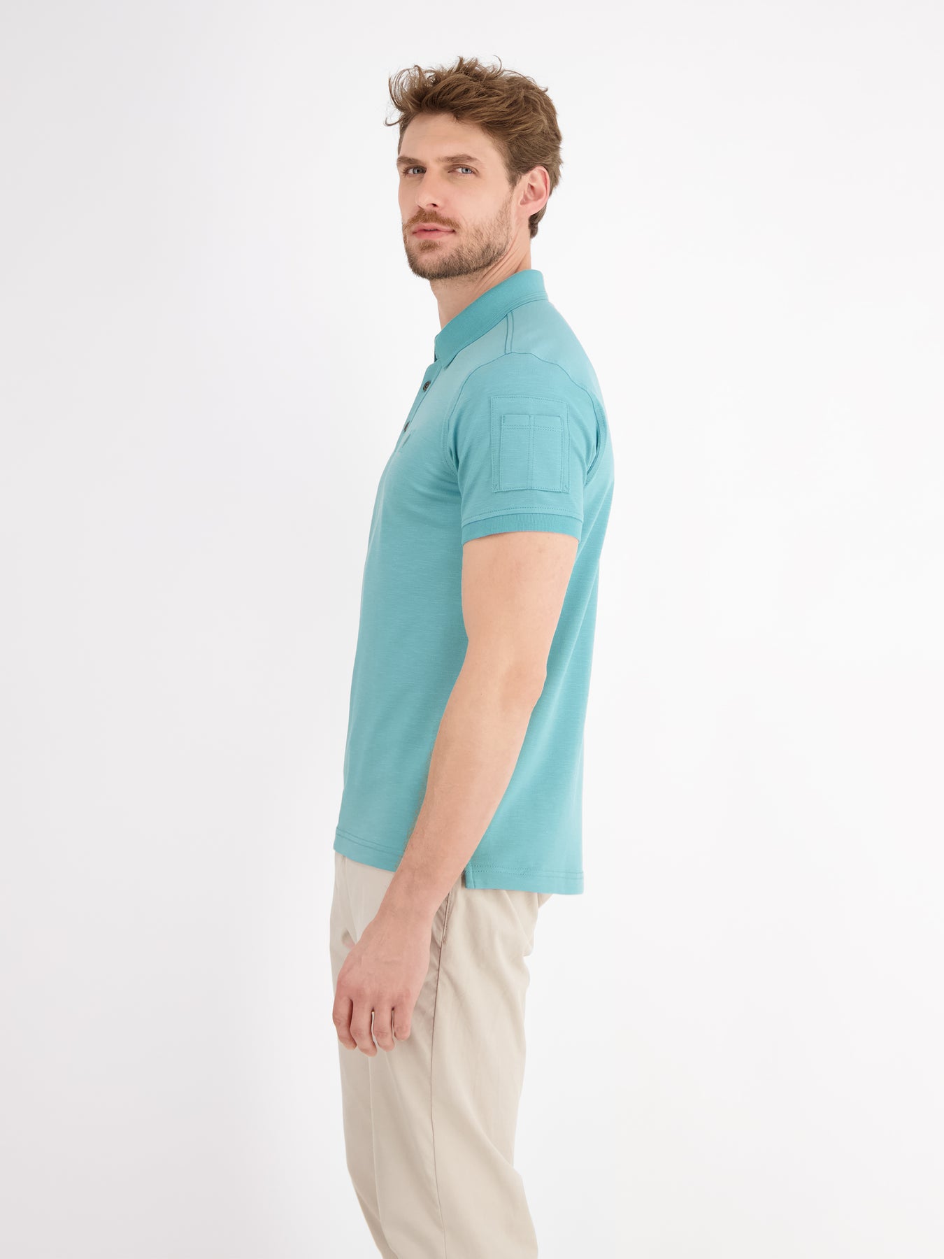 Piqué-Poloshirt für Herren
