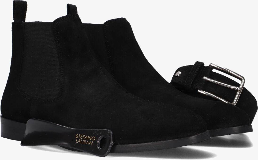 zwarte stefano lauran chelsea boots 92302