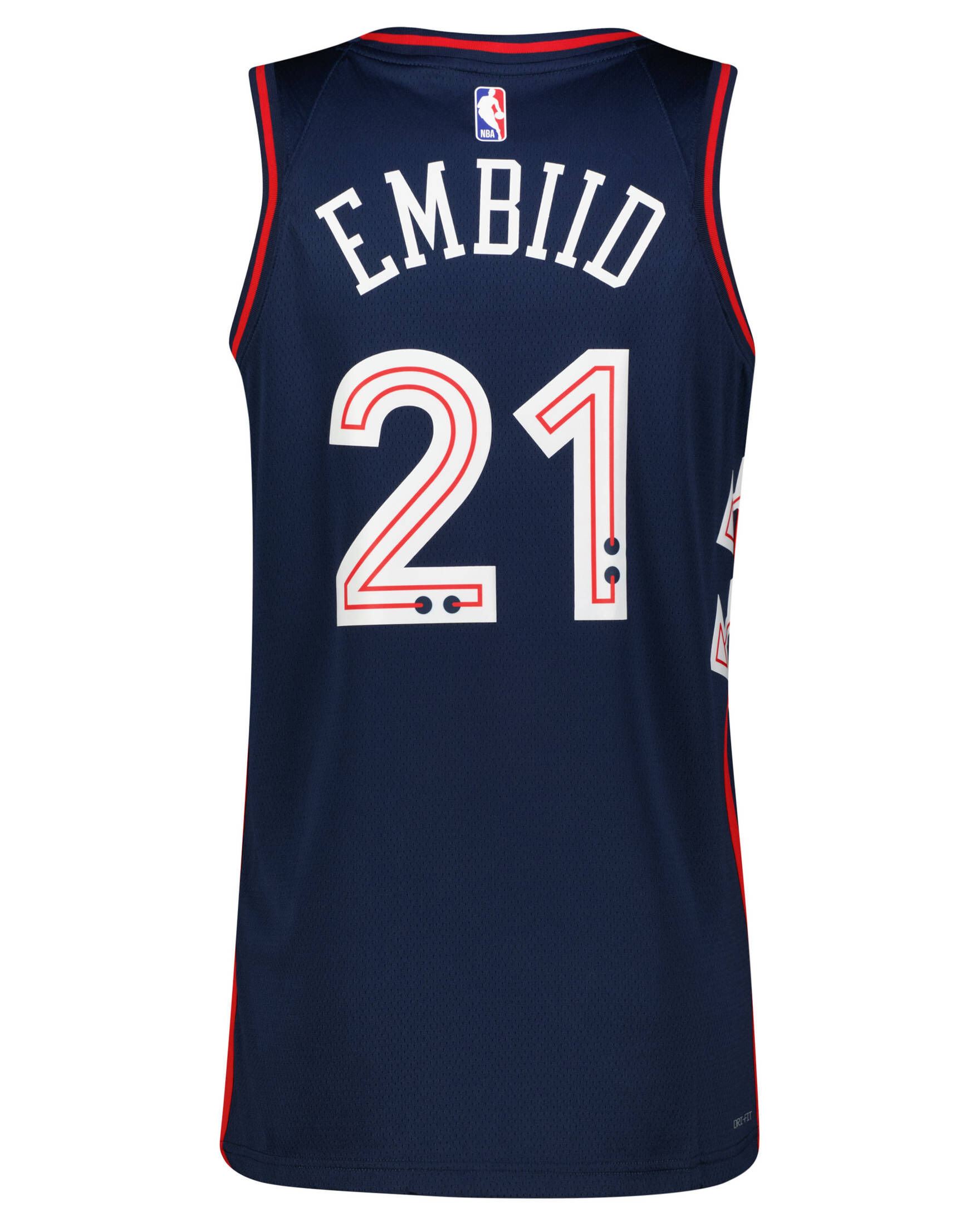 Nike| Herren Basketballtrikot NBA JOEL EMBIID PHILADELPHIA 76 CITY EDITION