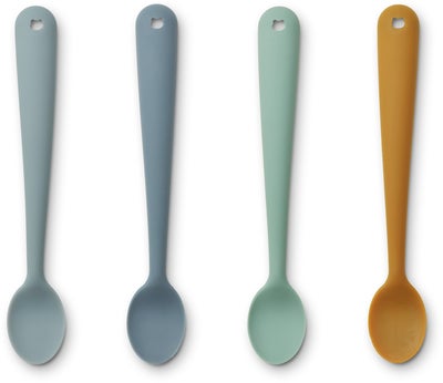 LIEWOOD Siv Skjeer 4-Pack, Blue Multi Mix