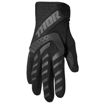 Gants cross Thor SPECTRUM BLACK ENFANT - Noir