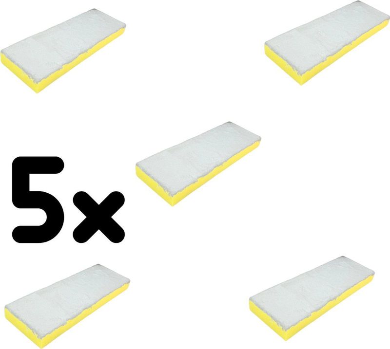 Synx Tools - Spons Set van 5 - Vloermopset - Dweilmoppen