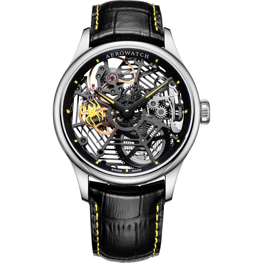 Aerowatch Renaissance Spider Skeleton Silbrig / Gelb