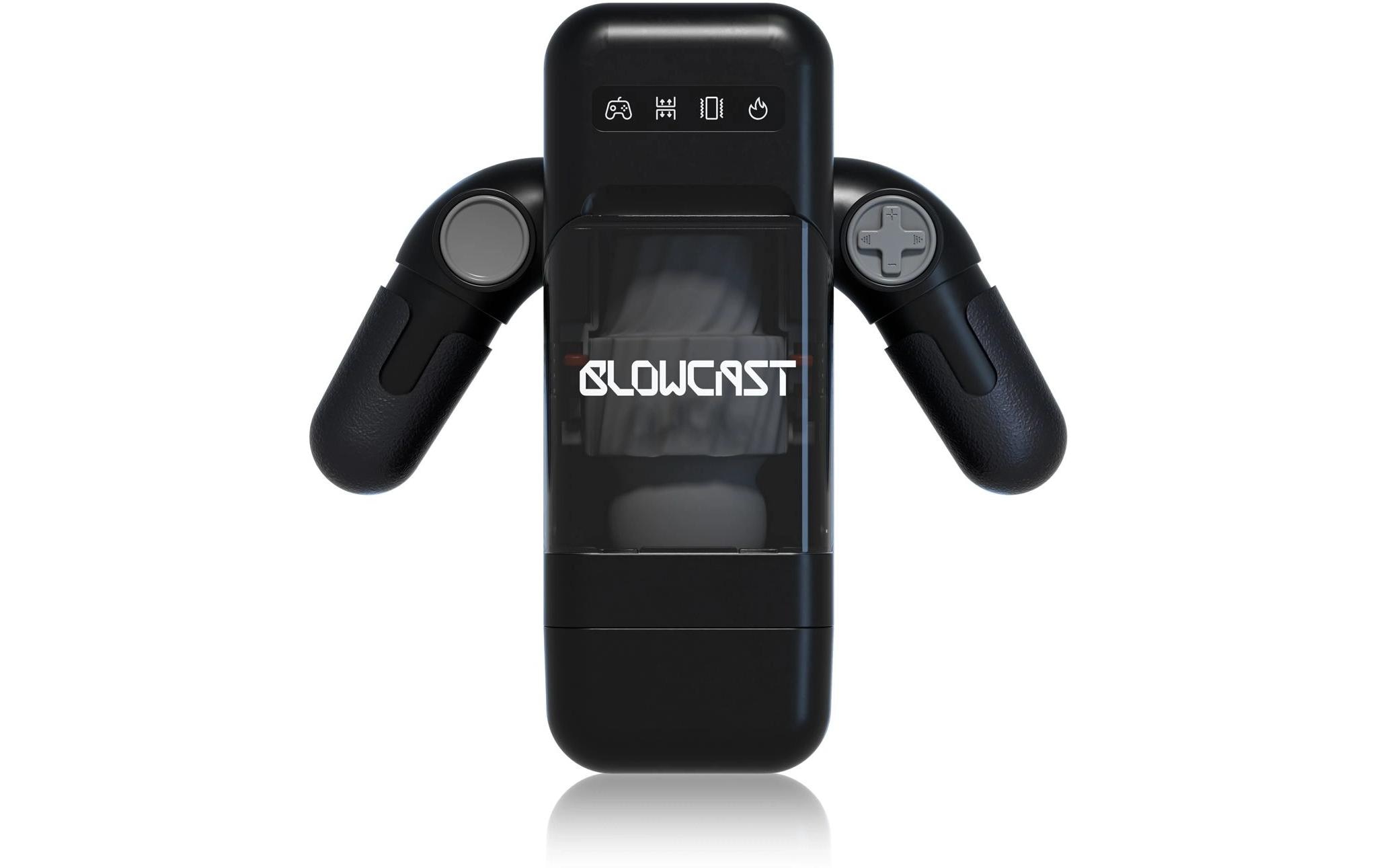 Masturbator Blowbot Schwarz<br>Vibrierendes und wärmendes Sextoy für den Mann