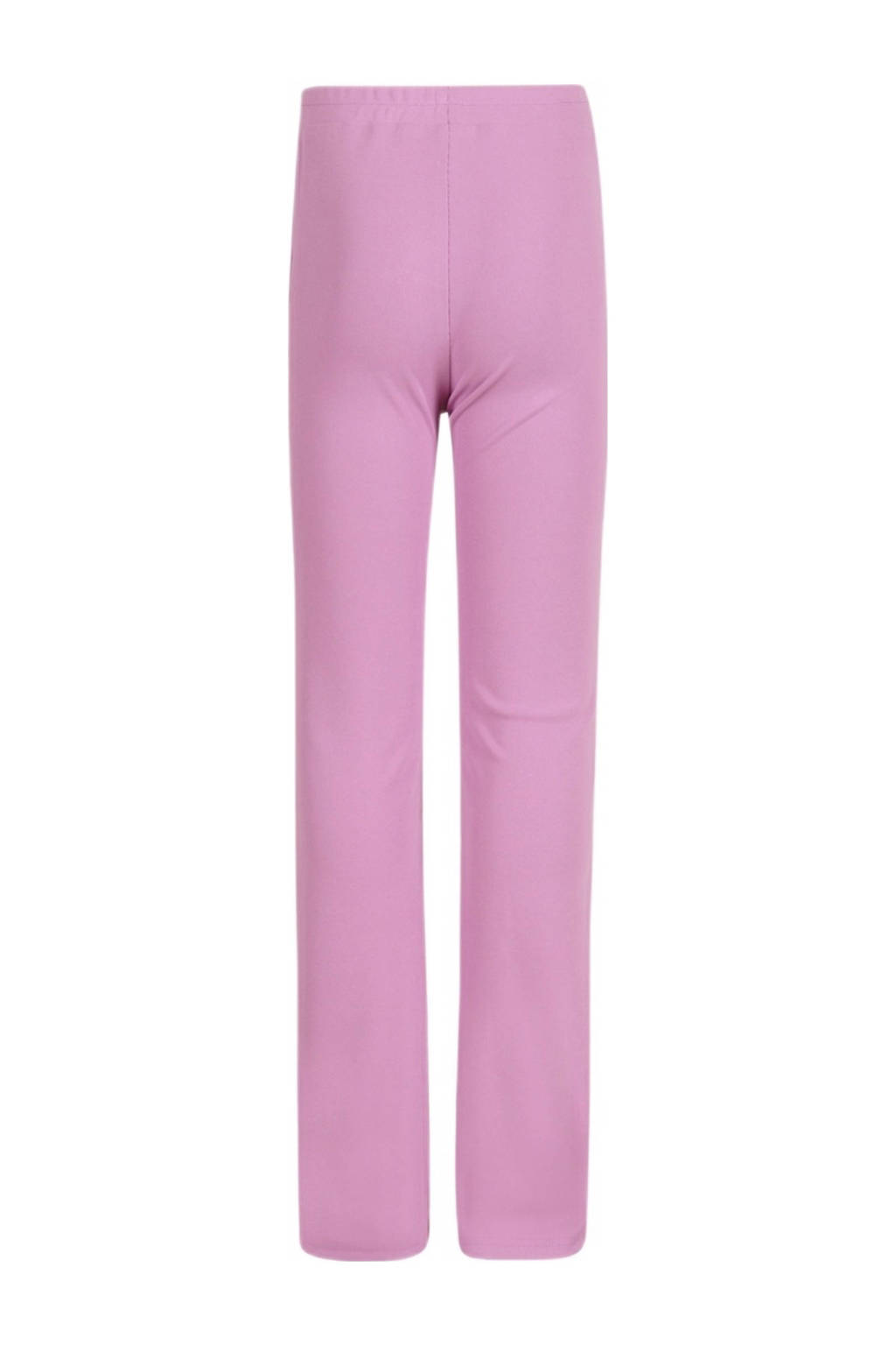 Shoeby high waist flared broek lichtpaars