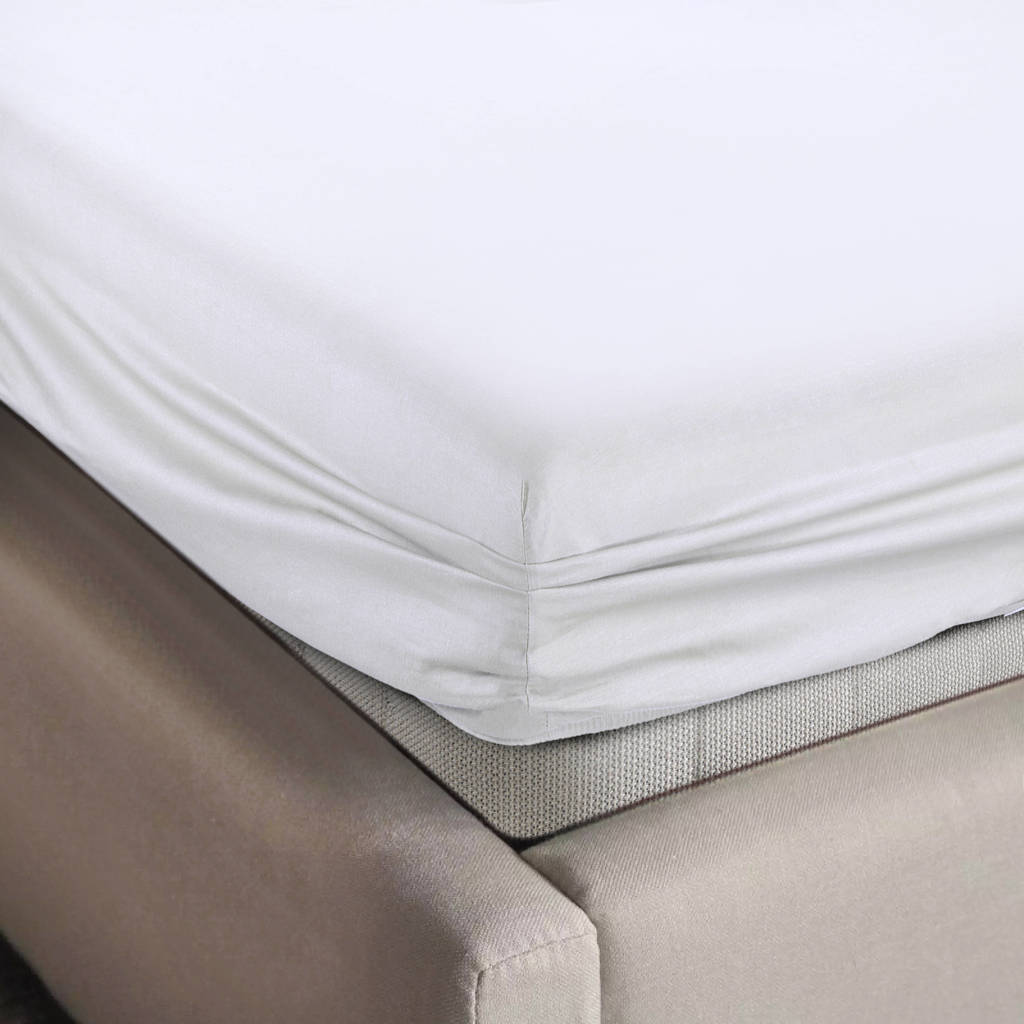 ledikant hoeslaken jersey 60x120 wit