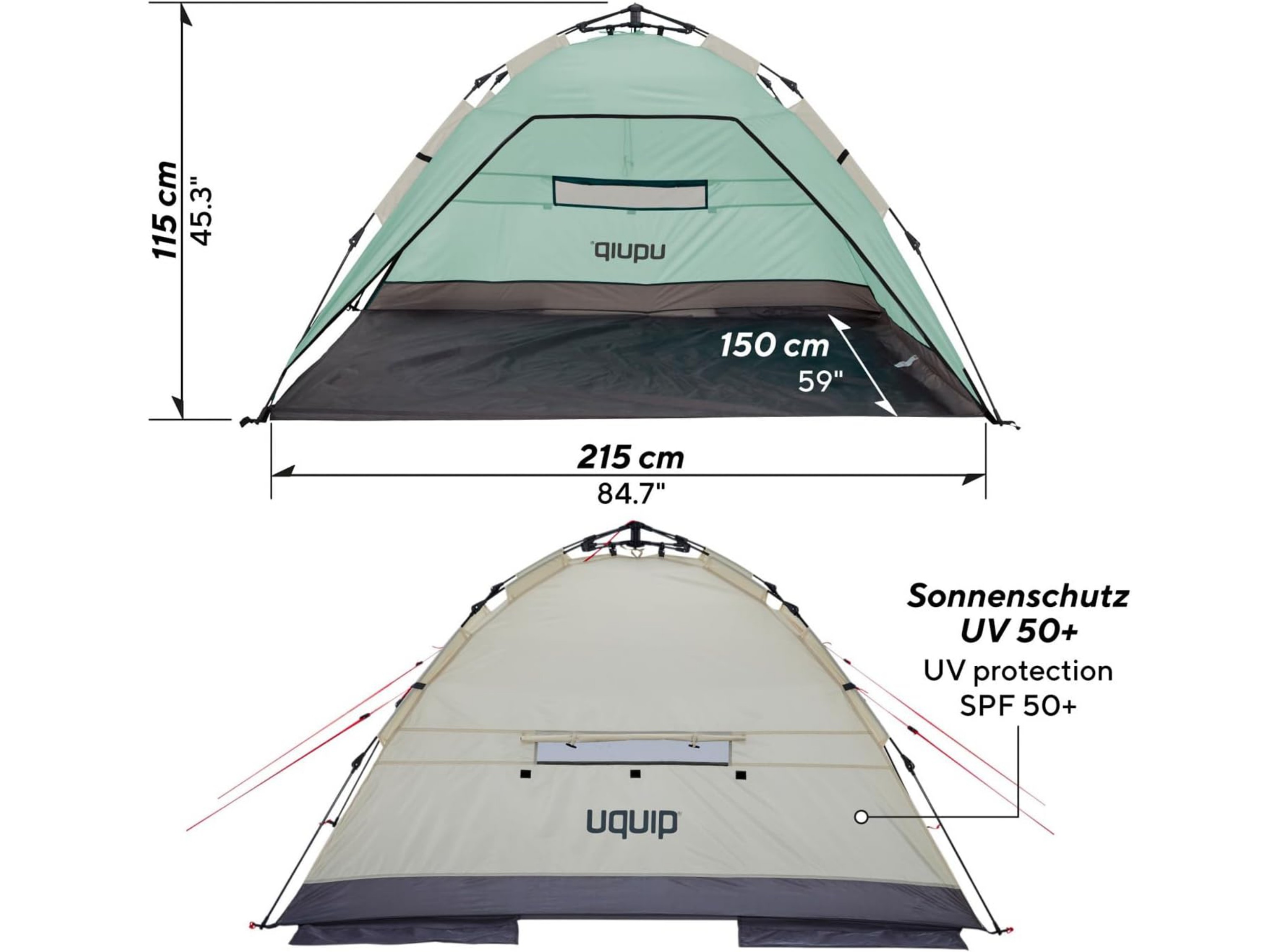 Uquip Buzzy sand strandtent