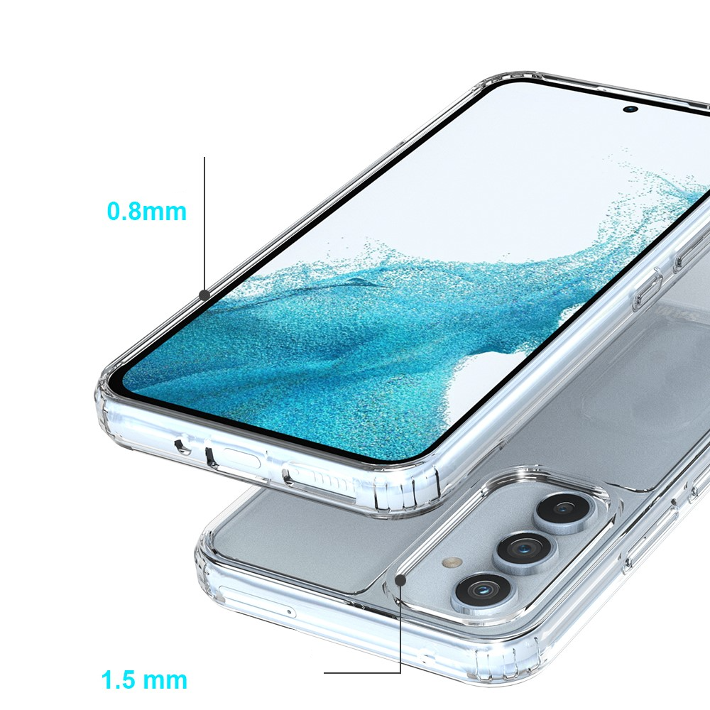Samsung Galaxy A54 5G Hybrid Hülle TPU Bumper   Acryl Rückseite - Transparent