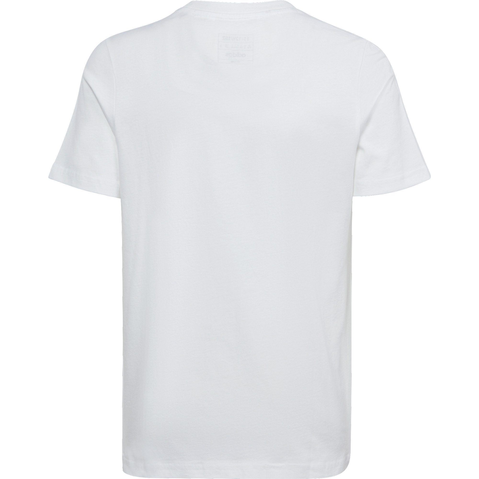 adidas Essentials Big Logo Cotton T-Shirt Kinder weiß
