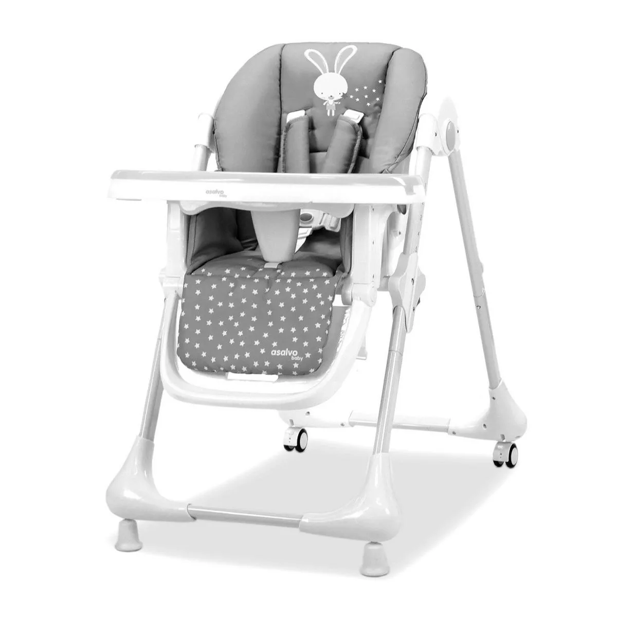 Asalvo Chaise haute Baby Rabbit - Gris